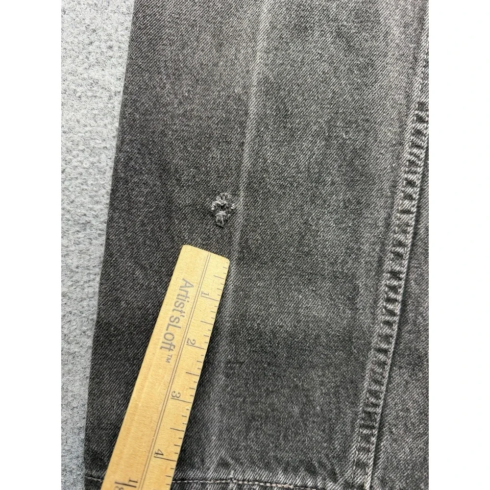 Levi's 505 Men's Regular Fit‎ Straight Leg Size 38x34 Faded 90s Vintage Black